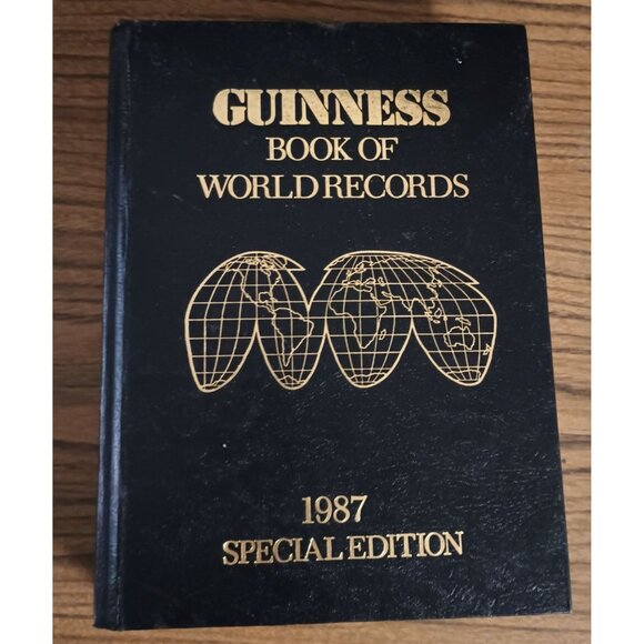 Weigh Guinness Book Of World Records 1987 Special Edition Hardcover - Picture 1 of 6